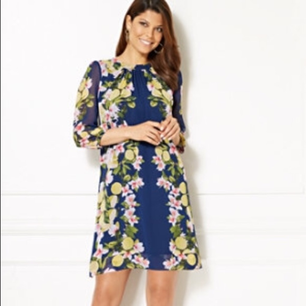 Navy Shift Dress